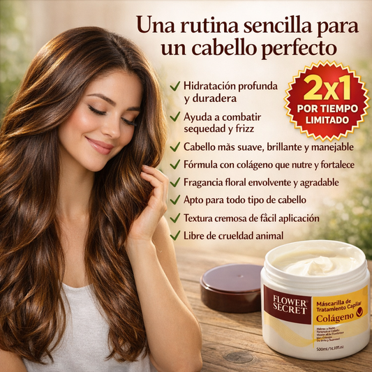 Mascarilla de Tratamiento Capilar con Colágeno 2x1
