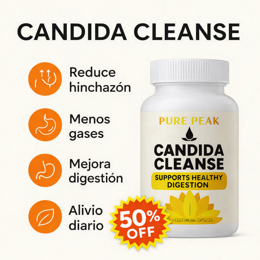 Candida Cleanse® - Menos hinchazón, menos gases y más energía en tus primeras semanas (sin químicos).