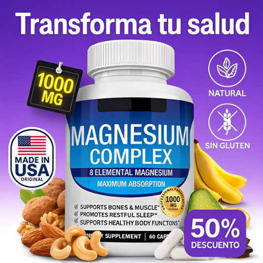 Magnesio Complex Toplux® - ¿Duermes 8 horas y aun así despiertas agotado? No es normal. Tu cuerpo podría estar pidiendo magnesio.